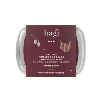 Hagi Men, Whisky Barber, pomada do brody i wąsów, 70 ml