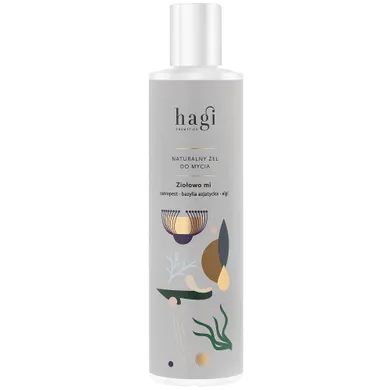 Hagi, naturalny żel do mycia ciała, ziołowo mi, 300 ml