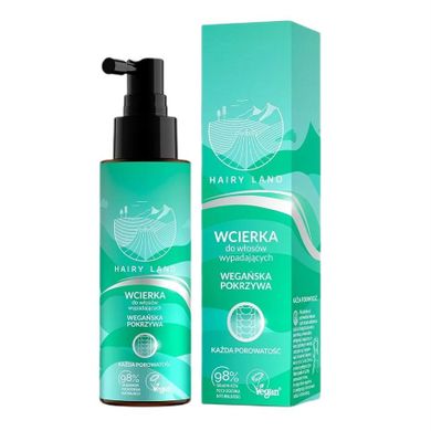 Hairy Land, wcierka do włosów wypadających, Wegańska Pokrzywa, 100 ml
