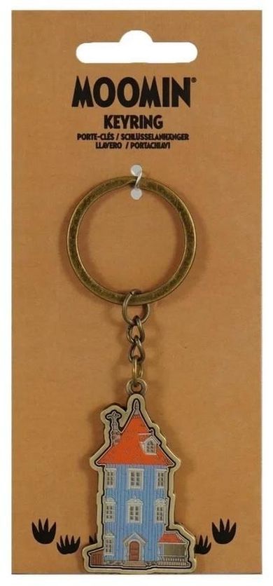 Half Moon Bay, Muminki, brelok metalowy, Dom Muminków
