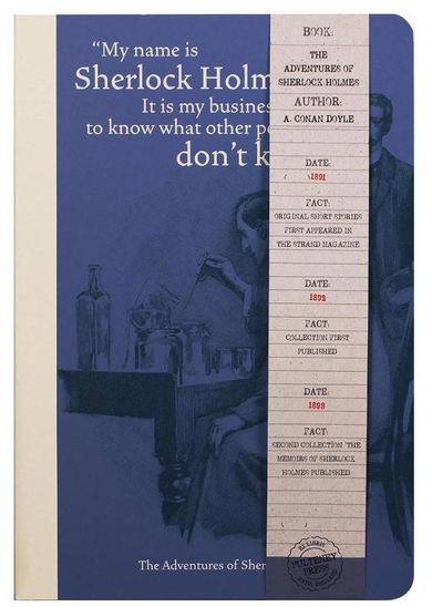 Half Moon Bay, Pulteney Press, Sherlock Holmes, notatnik A5, linia