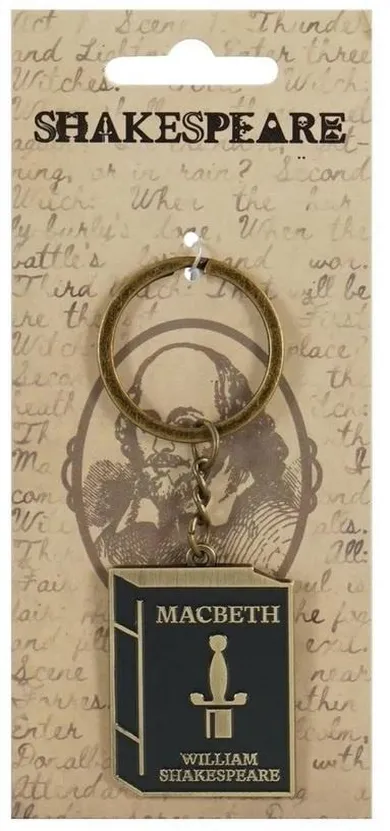 Half Moon Bay, Szekspir, brelok metalowy, Makbet
