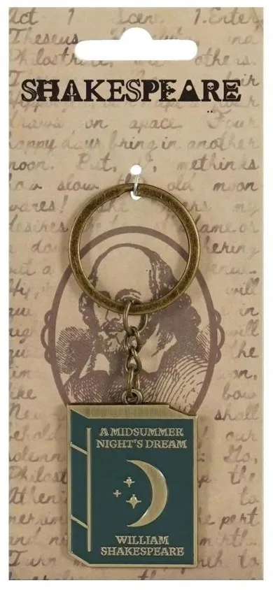 Half Moon Bay, Szekspir, brelok metalowy, Sen nocy letniej