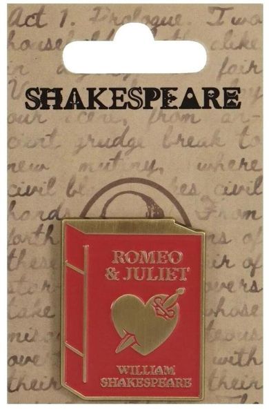 Half Moon Bay, Szekspir, przypinka metalowa, Romeo i Julia