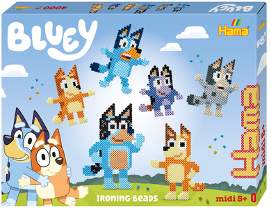 Hama, Bluey, midi koraliki do prasowania, 4000 koralików