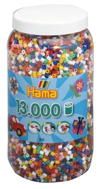 Hama, midi koraliki do prasowania, 13 0000 szt.