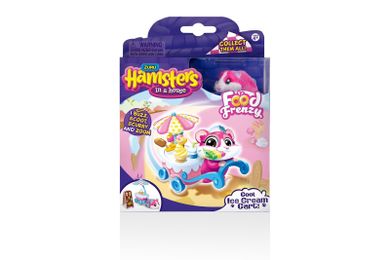 Hamsters in a house, Cool Ice Cream Cart, chomik interaktywny, zestaw