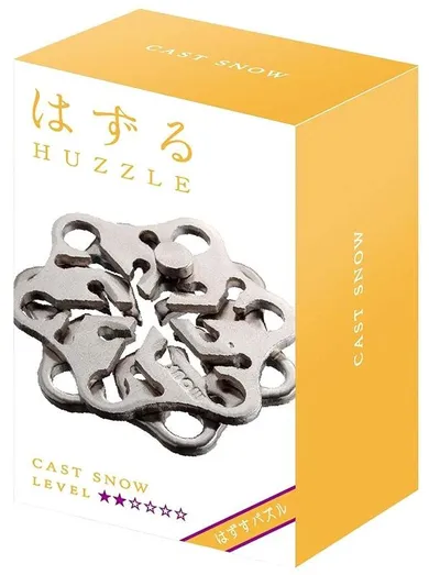 Hanayama, Huzzle Cast, Snow, łamigłówka, poziom 2/6