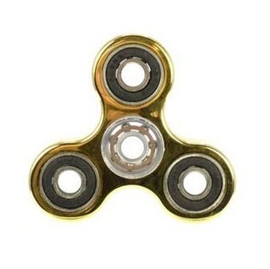 Hand Fidget Spinner, Super predkość, chromowany złoty
