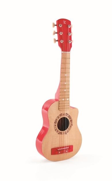 Hape, Czerwony Płomień, gitara, zabawka drewniana