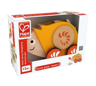 Hape, Jeż na sznurku, zabawka do ciągnięcia