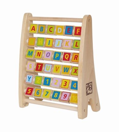 Hape, Liczydło Alfabet, tablica drewniana