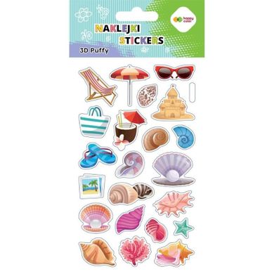 Happy Color, naklejki 3D, Puffy Sea, 10-20 cm