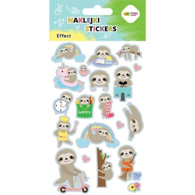 Happy Color, naklejki, Leniwce, 10-20 cm