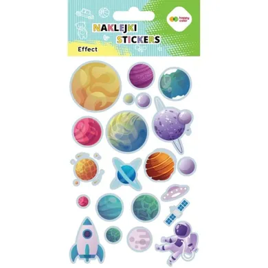 Happy Color, naklejki, Planets, 10-20 cm