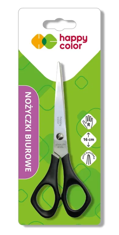 Happy Color, nożyczki biurowe, 16 cm