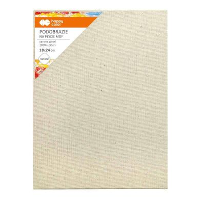 Happy Color, podobrazie bawełniane, impregnowane naturalne, MDF 4 mm, 18-24 cm
