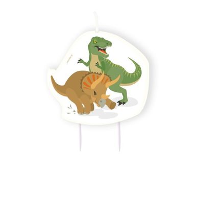 Happy Dinosaur, świeczka urodzinowa