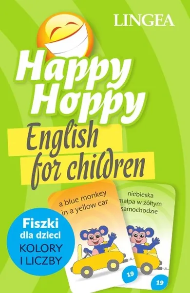 Happy Hoppy. Fiszki dla dzieci. Kolory i liczby