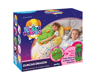 Happy Nappers, śpiworek, smok
