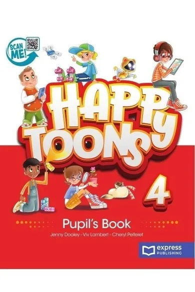 Happy Toons 4. PB + DigiBook (kod)