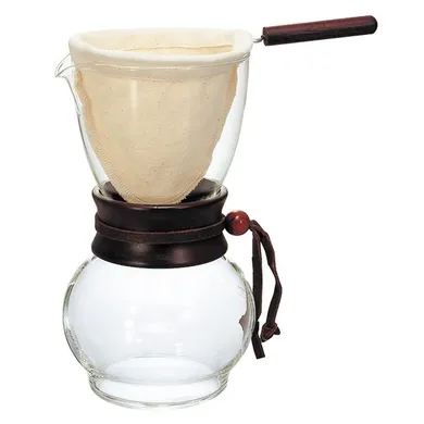 Hario, zaparzacz do kawy Woodneck Drip Pot 3 Cup, 480 ml