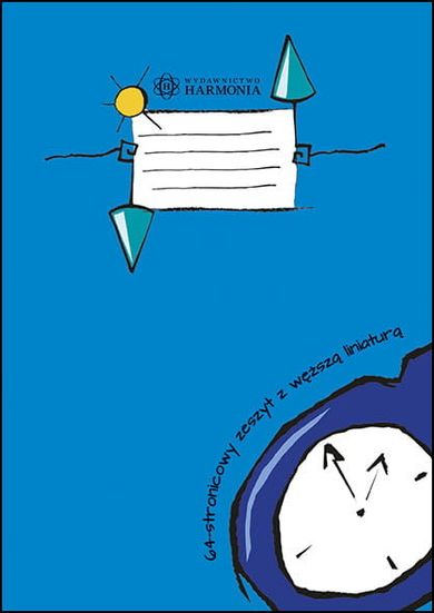 Harmonia, 64-stronicowy zeszyt z węższą liniaturą, 1 szt.