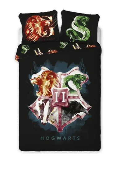 Harry Potter, Hogwarts, 2-częściowy komplet pościeli, 160-200 cm