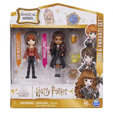 Harry Potter, Ron, Parvati, figurki z akcesoriami