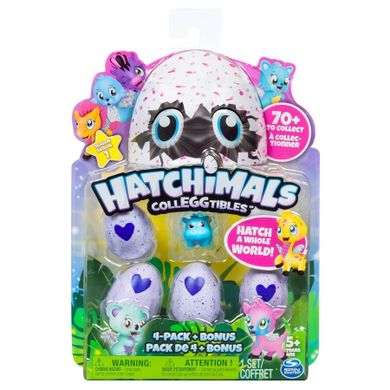 Hatchimals, 4 jajka z figurkami i niespodzianką