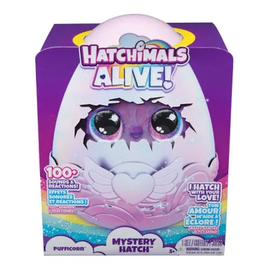 Hatchimals, Mystery Hatch, Pufficorn, figurka interaktywna w jajku