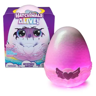 Hatchimals, Mystery Hatch, Pufficorn, jednorożec, maskotka interaktywna w jajku