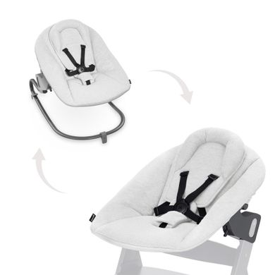 Hauck, Alpha+, leżaczek premium, Light Grey