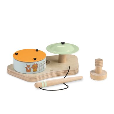 Hauck, Play Drums, zabawka do krzesełka, mini perkusja, Animals
