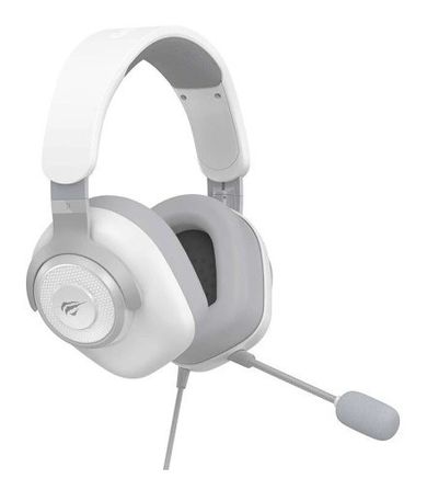 Havit, H2230d, słuchawki gamingowe, biały/szary