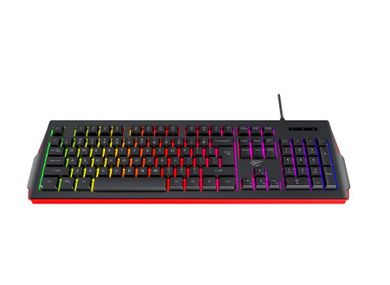 Havit, klawiatura gamingowa, czarno-czerwona, KB866L