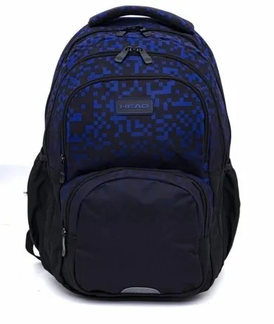 Head, plecak szkolny, 3-komorowy, Blue Bricks