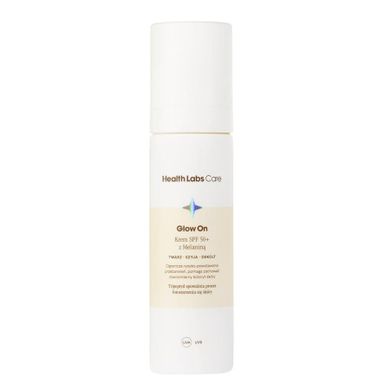 HealthLabs, Glow On, krem SPF50+ z melaniną, 50 ml