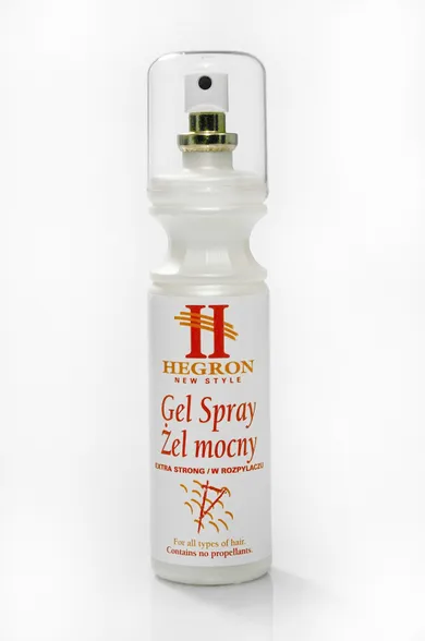 Hegron Styling, żel spray do modelowania włosów extra mocny, 150 ml