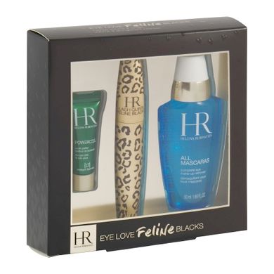 Helena Rubinstein, Set, Mascara Lash Queen Feline Blacks, tusz do rzęs, 7,2 ml + All Mascaras, płyn do demakijażu, 50 ml + Powercell Eye Care, krem pod oczy, 3 ml