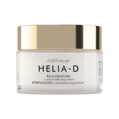 Helia-D, Cell Concept Rejuvenating + Anti-wrinkle Day Cream 65+, przeciwzmarszczkowy krem na dzień, 50 ml