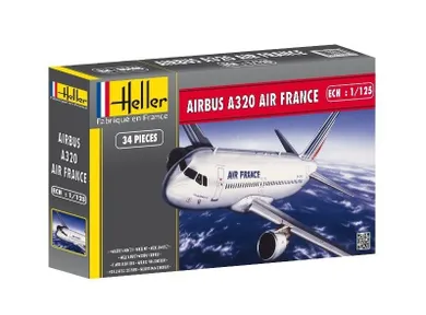 Heller, Airbus A320 Air France, samolot, model do sklejania, 1:125