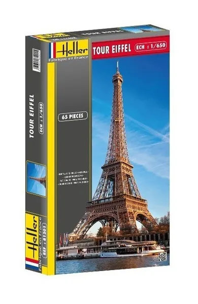 Heller, wieża Eiffel'a, 1:650, model do sklejania