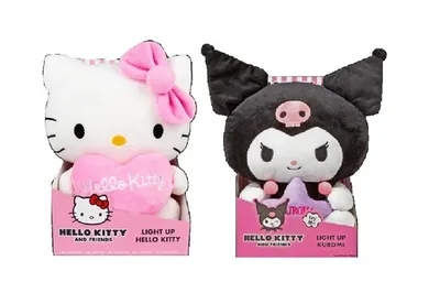 Hello Kitty, Kuromi, light up, maskotka z podświetleniem, 1 szt.