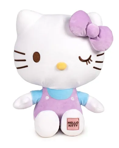 Hello Kitty, maskotka, fioletowa, 32 cm
