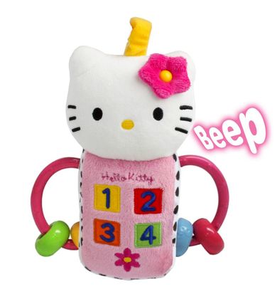 Hello Kitty, pierwszy telefon komórkowy, zabawka interaktywna