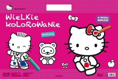 Hello Kitty. Wielkie kolorowanie