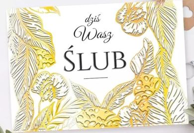 Henry, karnet A5, Ślub Złote liście