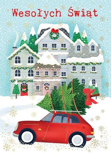 Henry, karnet B6, auto z choinką