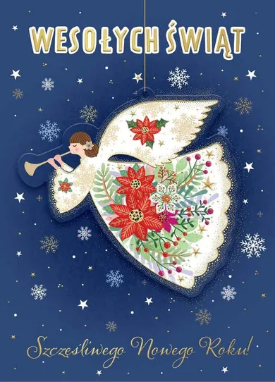 Henry, karnet B6 z zawieszką, aniołek